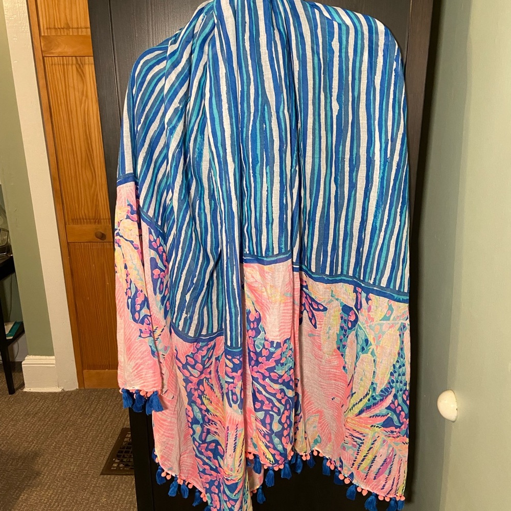 Lilly Pulitzer Tassel Scarf
